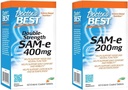 Doctor 's BEST SAM- e 400 mg, Vegan, Gluten Free, Soy Free, Mood and Joint Support, 60 Enteric Coated & SAM- e Mood & Joint Support & Lever Health (Pharmaceutical Grade / Non- GMO / Gluten Free