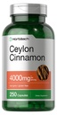 Horbäach Ceylon Cinnamon Capsules Remote mg 124; 250 Greve Remote 124; Non- GMO, Gluten Free