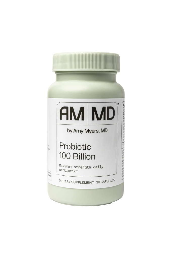 Amy Myers MD probiotiske kapsler 100 Millioner - maksimal styrke daglig probiotisk - Gastrointestinal sundhed supplement - fordøjelse og immunforsvar