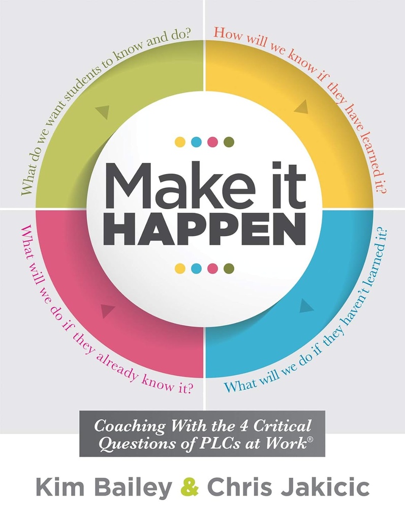 Gør det Happen: Coaching Med de fire kritiske spørgsmål af PLC 'er på arbejde ® (Professional Learning Community Strategies for Instructional Coaches)