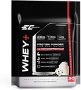 EC Sports Whey + Protein Powder, Cookies n Cream Drink Mix w / fordøjelsesenzymer - Isolere tillæg, Collagen Peptider w / Hurtigere reform - 30 Serveringer