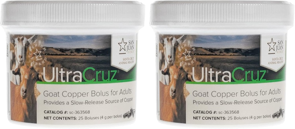 UltraCruz - sc- 363568 Geder Kobber Bolus supplement til voksne, 25 greve x 4 mormor (pakke med 2)