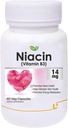 Nutrakacin Niacin 14mg vitamin B3 med Inositol 50mg tillæg - 60 Veg kapsler
