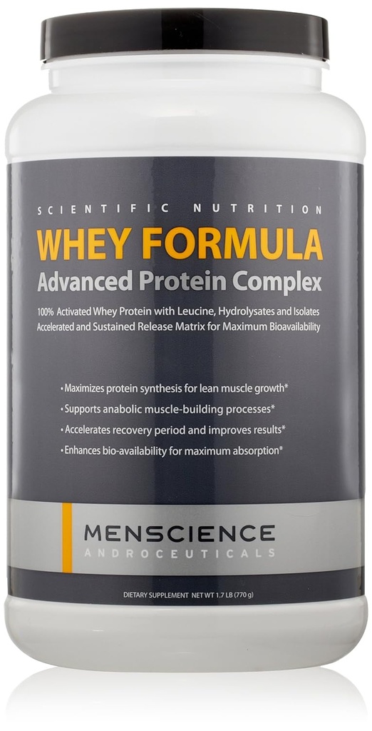 MenScience Androceuticals Whey Formel Advanced Protein Complex, 1.7 lb.
