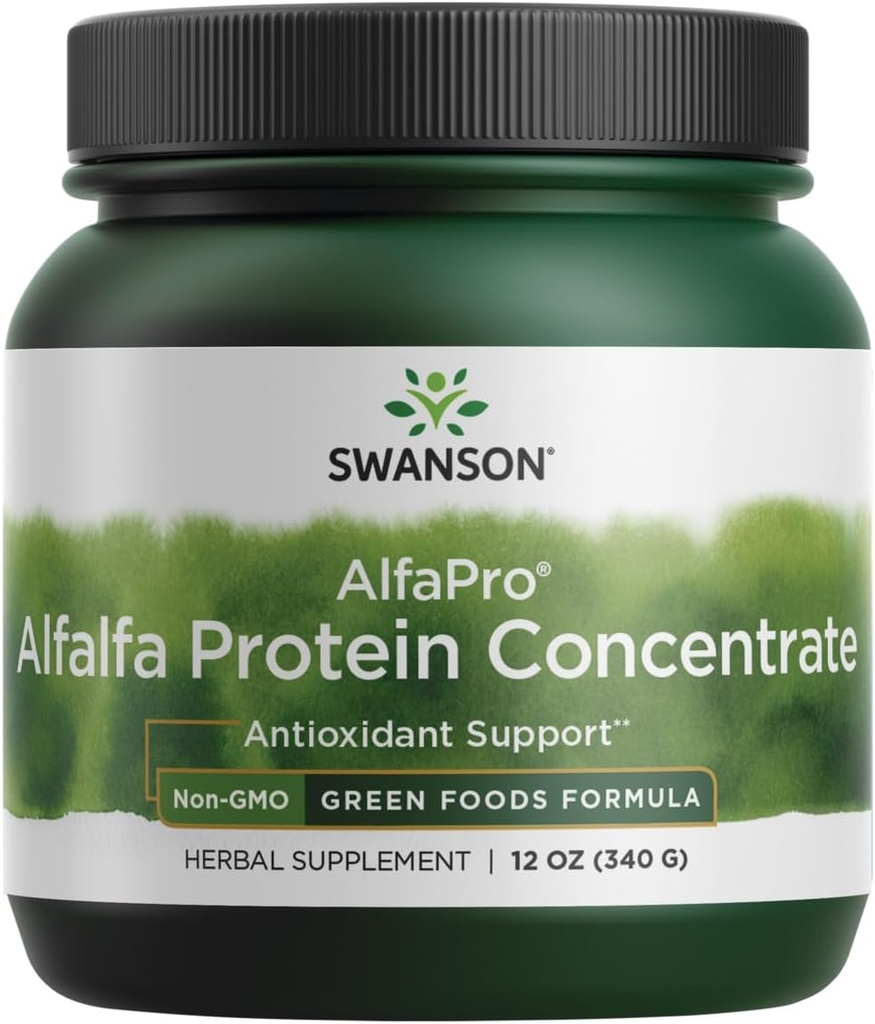 Swanson Alfapro Non- GMO Alfalfa Protein Koncentrat 12 Ounce (340 g) Pwdr