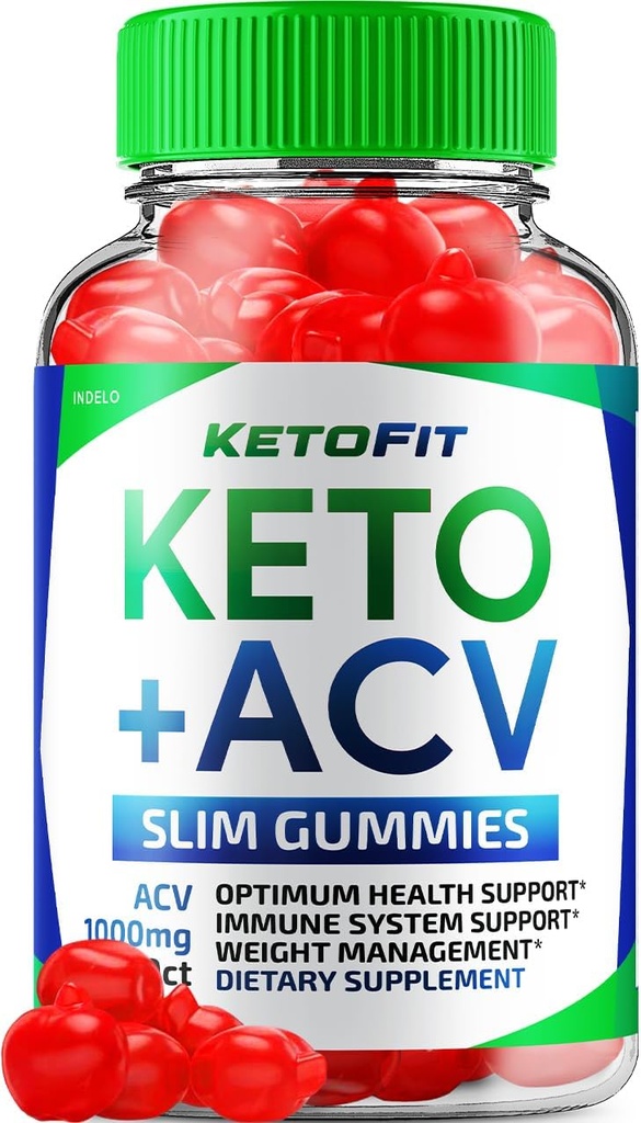 Ketofit ACV Gummies Advanced 1000mg, KetoFit Keto + ACV Weight Management Gummies Apple Cider Vincipes Keto Fit ACV Gummies Kosttilskud Ketofit Gummies Anmeldelser Vitamin B12 B6 (60 Gummies)