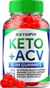 Ketofit ACV Gummies Advanced 1000mg, KetoFit Keto + ACV Weight Management Gummies Apple Cider Vincipes Keto Fit ACV Gummies Kosttilskud Ketofit Gummies Anmeldelser Vitamin B12 B6 (60 Gummies)