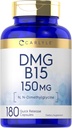 Carlyle DMG Supplement 150 mg | 180 Capsules | N-Dimethylglycine HCl | Non-GMO & Gluten Free