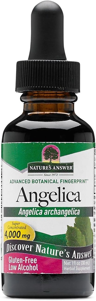 Naturens svar Angelica Root med økologisk alkohol, 1-Fluid Ounce