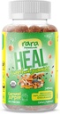 HEAL Mind & Body Recovery USDA Certified Organic Gummies - Natural Recovery Support, Vegan & Gluten- Free, Infunded with Wild Turmerisk, Wild Ceylon Ginger & Chaga (60 Gummies, HEAL)