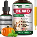 Cats & Dogs Natural Broad Spectrum Intestinal Defense & Digestive Liquid Herbal Support - Promotes Gut Health - Supplement Drops Made in USA(Herbal Cleanse 2 oz)