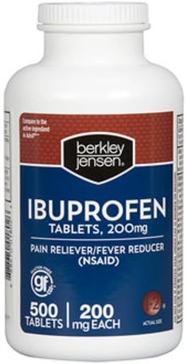 Medlemmer Mark Berkley Jensen Ibuprofen Tablets, 500 ct., 200mg