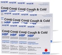 STOR Hoste og kolde HBP tabletter - Antihistamin og Hough suppressant for mennesker med højt blodtryk - Dextromethorphan HBr, Chlorpheniramin Maleate - 16 Greve (12 Pack)
