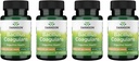 Swanson Bacillus Coagulans - Natural Probiotic Supplement Support Fordøjelsessundhed w / 6 Billion CFU - Kan Support GI & Samlet Gut Sundhed - (60 Veggie kapsler) 4 Pack