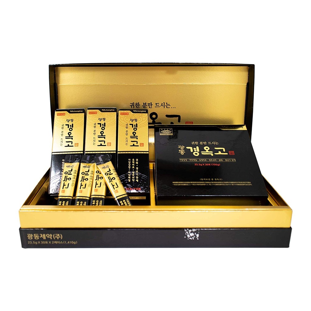 Kwang- Dong Kyung- OK- Go Koreansk Nutritious Ginseng Tonic Individuelle Stick Pouches Giftsæt (23.5g x 60 Stick Pouches)