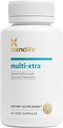 Xtenenlife Multi- Xtra Multivitamin til immunforsvar, Heart & Energy Support - 40 + Biotilgængelige Vitamin, Mineraler, Antioxidanter & Urter - for mænd, kvinder og børn - 30 dages forsyning