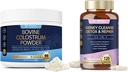 Totaria 120 Counts Nyre rense Detox & reparation kapsler + Bovin Colostrum supplement pulver