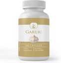 Pure Original Ingredienser Hvidløg Kapsler, (100 Kapsler) Altid Pure, Ingen Tilsætningsstoffer eller Fyldere, Lab Verified (100 Kapsler)