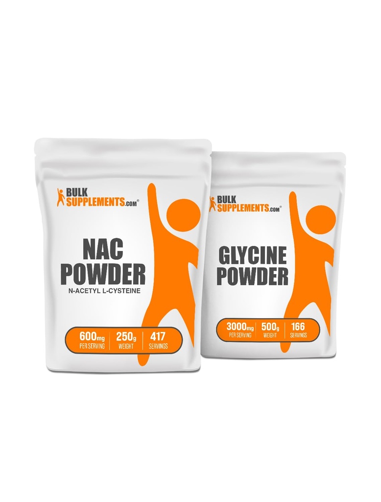 NAC (N- Acetyl L- Cystein) 250 g + Glycin 500g Bundle