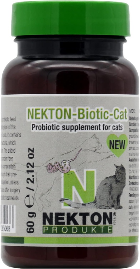 Nekton- biotik- kat probiotisk supplement for katte 60g / 2.1oz