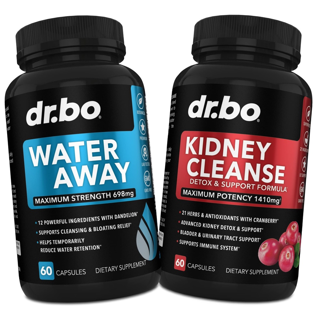 Vandpiller Diuretics for Water Retention - Nyre Rengøring Detox Support - Borte Herbal Diuretic Kosttilskud - Hjælp Reparation Nyrer, Brege Control & Urinary Tract Sundhed Nyreformel