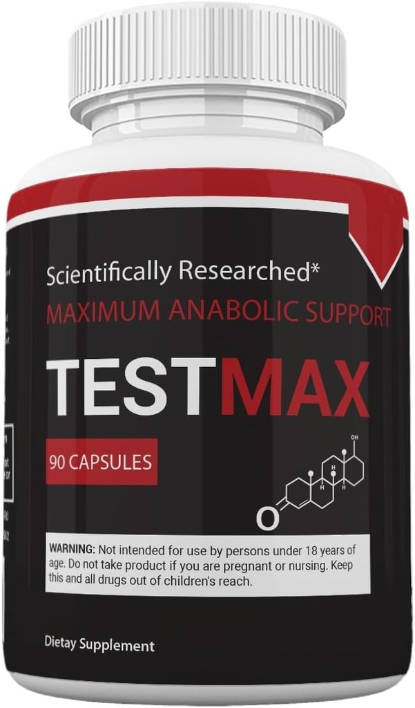 Zonata TestMax Dietary Supplements for Men, Test Max Naturally Enhance Performance, Endurance and Energy Levels, Natural Formula to Sustain Energy & Performance Levels (Single Pack, 60 Tablets)
