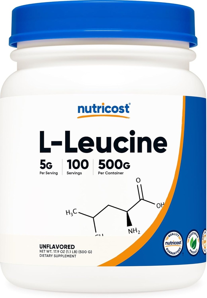 Nutricost Pure L- Leucin Powder 500 Bedste