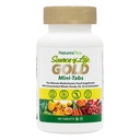 NaturesPlus Source of Life GOLD Multivitamin - 180 Mini-Tabs - With Vitamins D3, B12 & K2 - Blood, Bone & Immune Support - Vegetarian & Gluten Free - 30 Servings