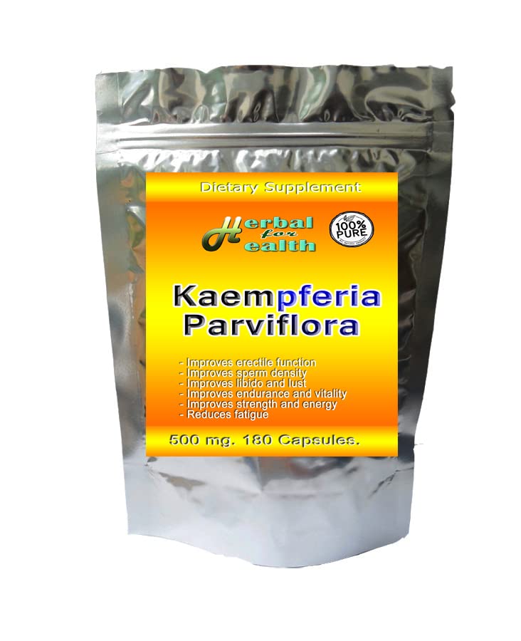 Kaempferia Parviflora- Black Gingers - Black Galangal- Krachai Dum i Thai 500 Mg. 180 Caps.from Thailand