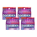 Sominex Nighttime Sleep- Aid Caplets, Maximum Strength, 16-greve bokse (pakke med 4)