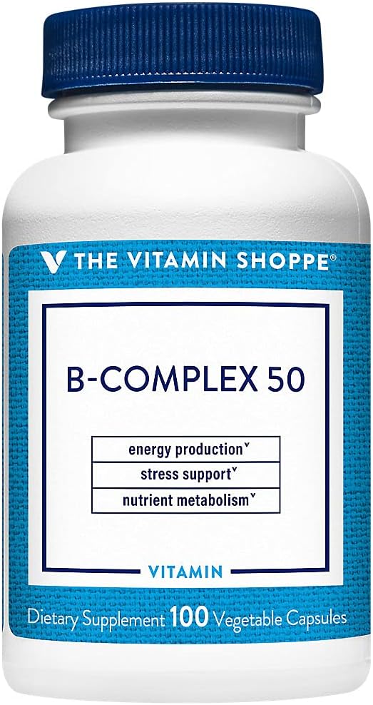 Vitamin Shoppe B- Complex 50 (100 Veggie kapsler)