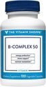 Vitamin Shoppe B- Complex 50 (100 Veggie kapsler)