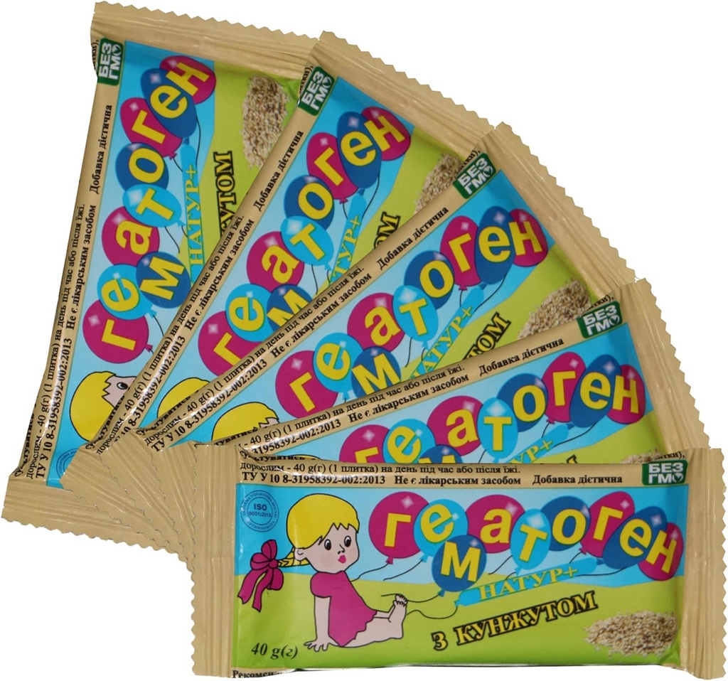 Hematogen 40g (1.4 Oz) (med Sesame x5 stk)