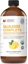 Gallblære Complete 8oz - Natural Organic Liquid Gallstones Cleanse, Support, & Sludge Formel Supplement