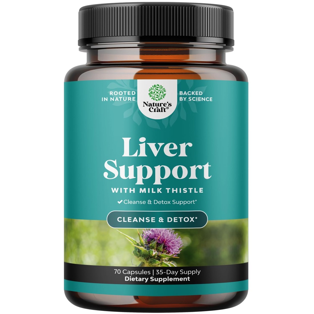 Lever Cleanse Detox & Reparation - Mælk tidsel supplement til fordøjelse og immunforsvar - Ingefær Root, Cholin & Mælkebøtte Root - Herbal Leverstøtte med Silymarin, Beetroot & Artiskoke - 70 Greve