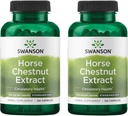 Swanson Horse Chestnut 22% Aescin (Standardized) 250 Milligram 120 Kapsler (2 Pack)