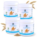 Ja, du kan! Drink Booster - Organic Green Superfood Powder Drink Mix - 4 Pack med Alfalfa Grass, Wheatgrass, Kale, Barley Grass, Lemon Juice Powder - rig på antioxidanter, vitaminer og mineraler.