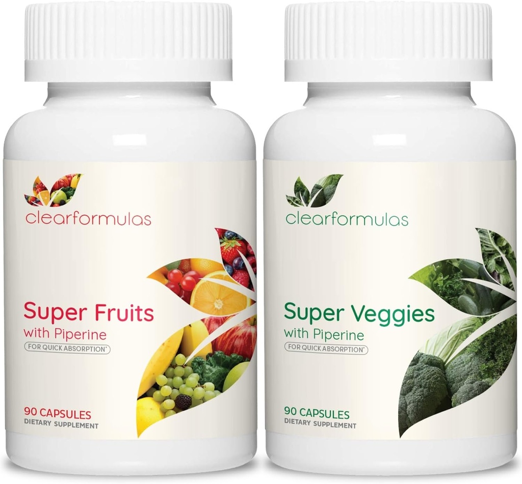 Daglig frugt og grøntsager supplement for voksne - Super Frugt og grøntsager supplement med 37 forskellige super fødevarer for samlet sundhed wellness og immunforsvar - non-GMO og Vegan (30 Servere)