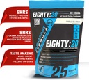 Eighty: 20 Protein Powder Casein & Whey Blend; Hurtig & Slow Digesting Proteiner til 6 Timer Muskel Protein Syntese for Mænd & Kvinder