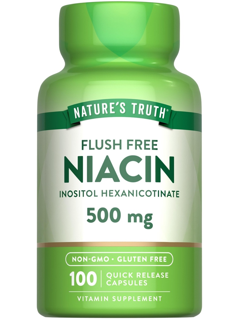 Nature 's Truth Flush Free Niacin Dex124; 500mg