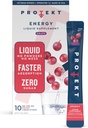 Protekt Zero Sugar Energy Drinks - Keto Natural Mix, flydende vitamin B drik, Organisk koffein Blend, On- the- Go flydende pakke, Zero Sugar Grape Energy Pakker af Mark Healey, pakke med 10