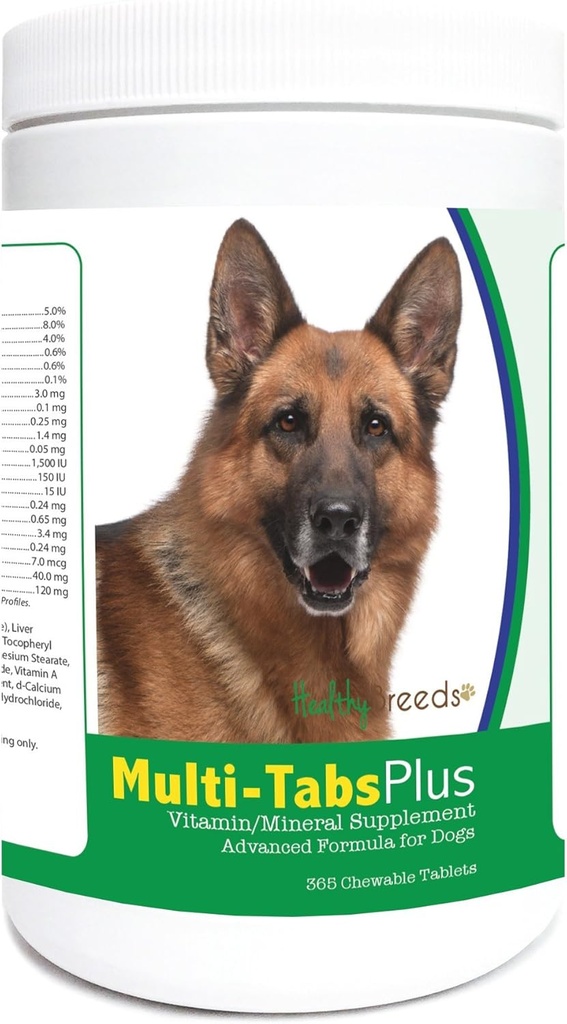 Sunde racer Tysk Shepherd Multi- Tabs Plus tyggetabletter 365 Greve