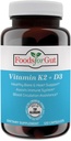 Vitamin K2 (MK7) D3 & BioPerine® Black Pepper Extract | 120 Capsules | Free of Top Allergens | Bone Health | Mood & Energy Support |