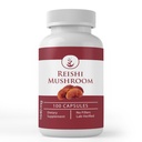 Pure Original Ingredienser Reishi Mushroom, (100 kapsler) Altid Pure, Ingen tilsætningsstoffer eller Fillers, Lab Verified
