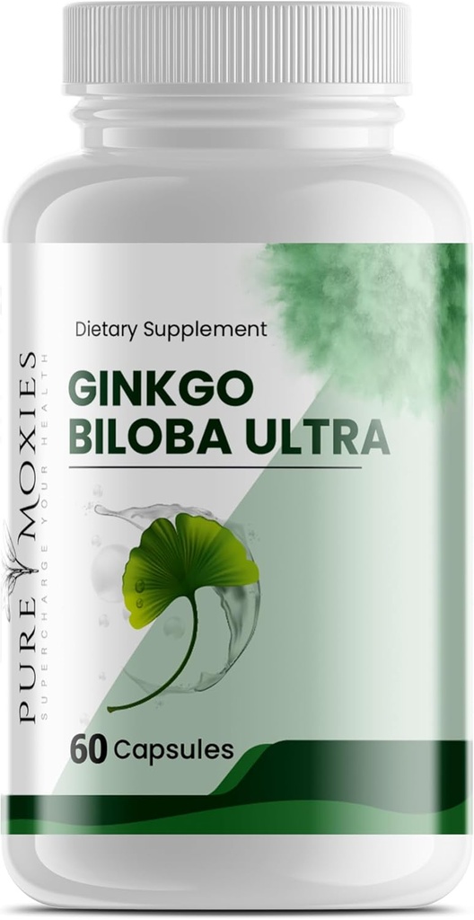 Ginkgo Biloba og Ginseng Brain Kosttilskud Understøtter Brain Funktion, Hukommelse, Mental Alerness, Alle naturlige, Forbedre blodcirkulation