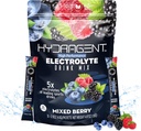 Electrolyte Erstatning Stick Packs. Zero Sugar, High Performance Electrolytes. Over 1000 mg salte plus magnesium og kalium. Key Minerals for Hydration. (Blandet Berry)