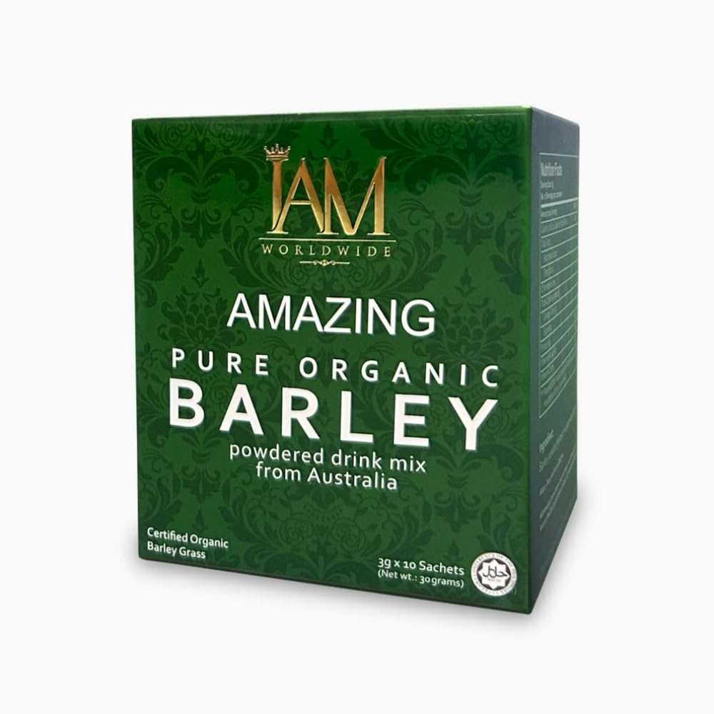 IAM Amazing Pure Organic Barley Powder Drikke Barley Green Natural Blend