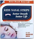 30 Natural drug- Free Kids Better Breath Nasal Strips for Nasal Congestion, Allergi, Cold, Flu, Sinus, Stuffy Næse, Snoring, Deviated Septum, Sleep Aid, Atletisk ydeevne - Age 5 og derover