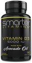 Smarter D3 5000 IE vitamin i Avocado Oil 125mcg - 90 Mini Softgels