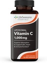 LifeSeasons Essentials Liposomal - C-vitamin supplement - understøtter hud hjerte & øger immunitet - Forbedrer Collagen produktion - Antioxidanter til stress Relief - 60 kapsler